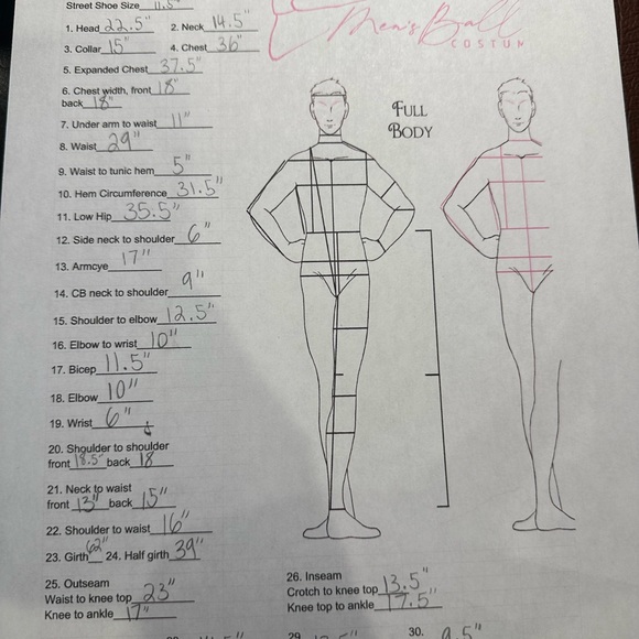 Men’s Ballet Tunic - Picture 9 of 9